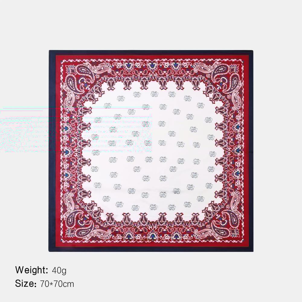 1 Piece Stylish Cashew Flower Rayon Women's Bandana Picture2