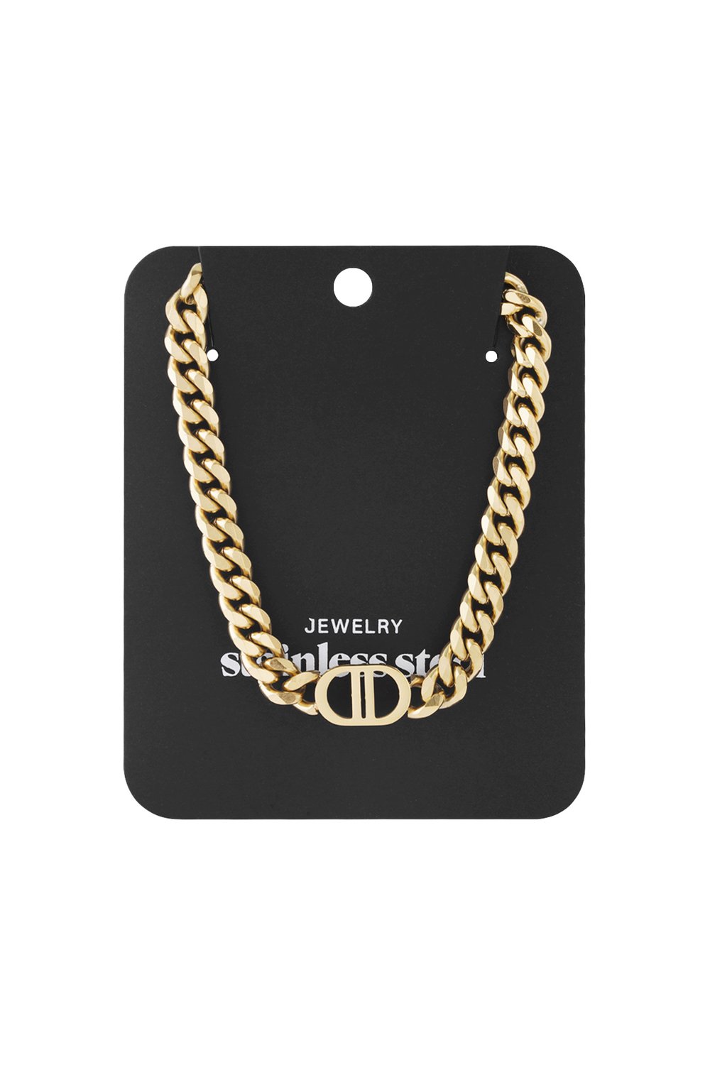 Necklace The Good Life Gold Color Stainless Steel h5Picture5