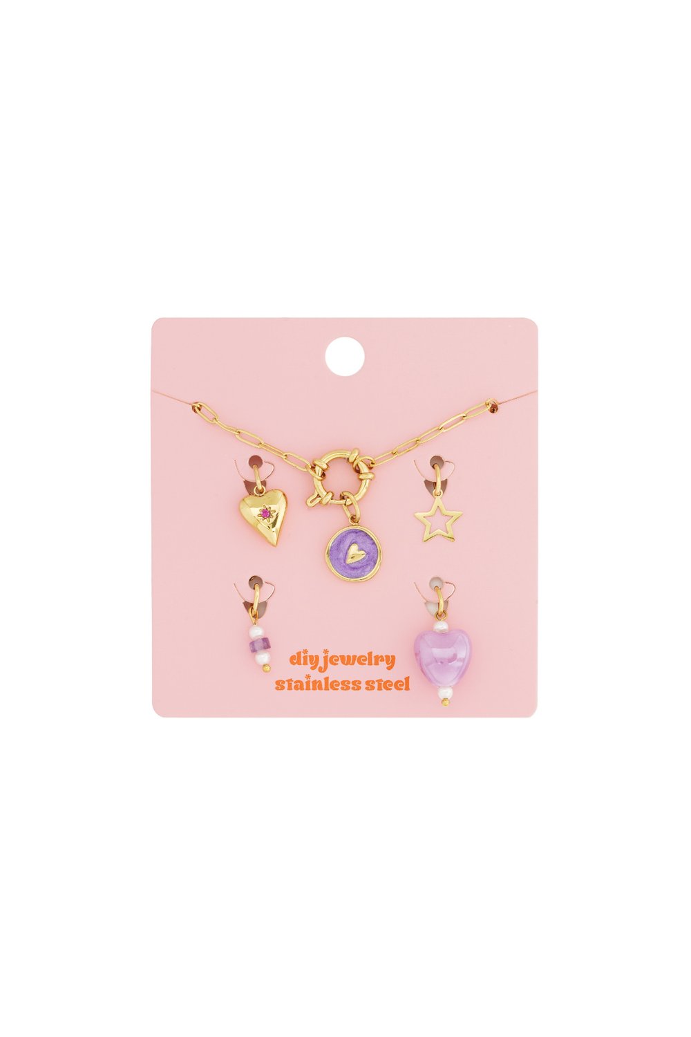 Purple Heart DIY bracelet Picture3