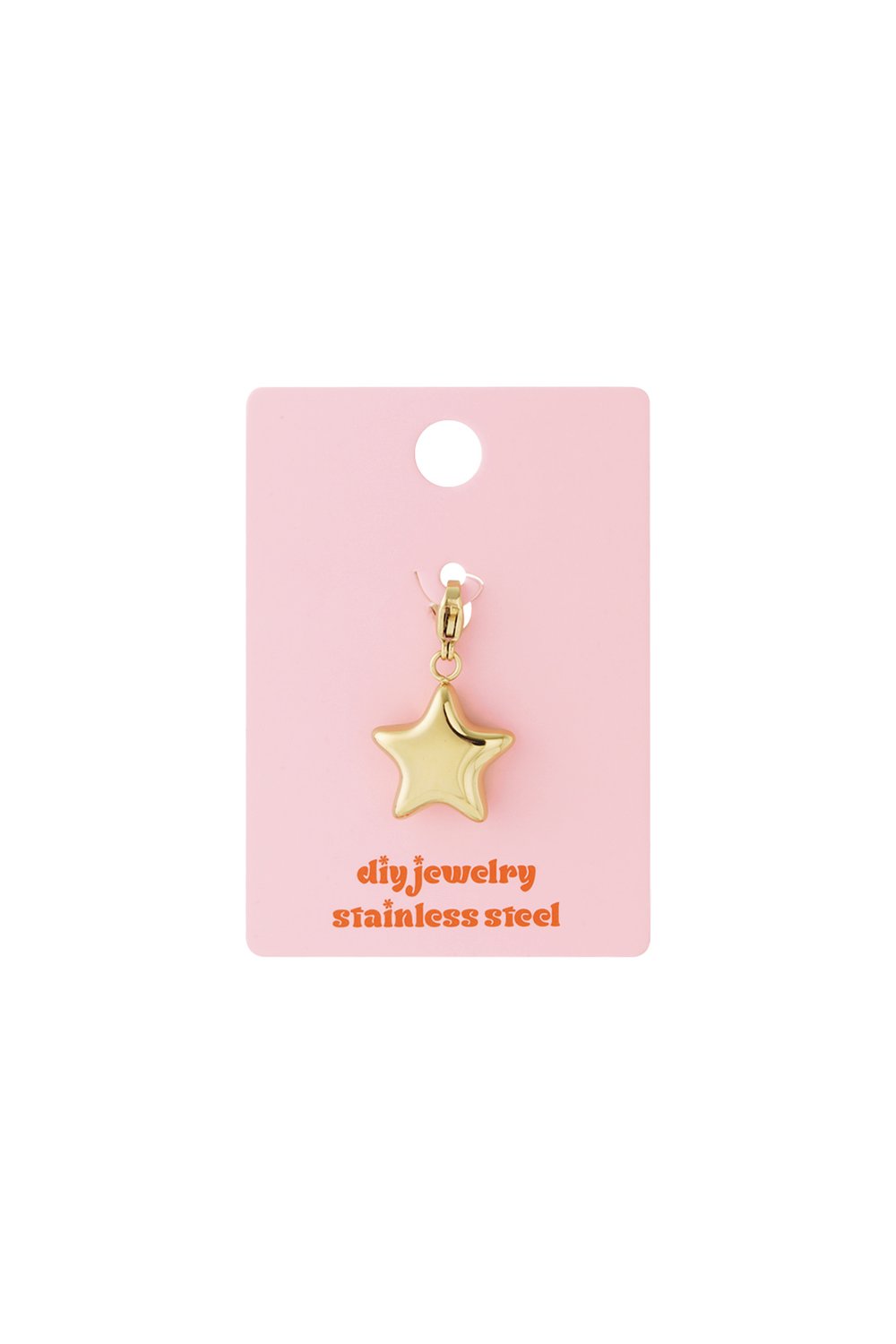 Gold star jewelry charm h5Picture3