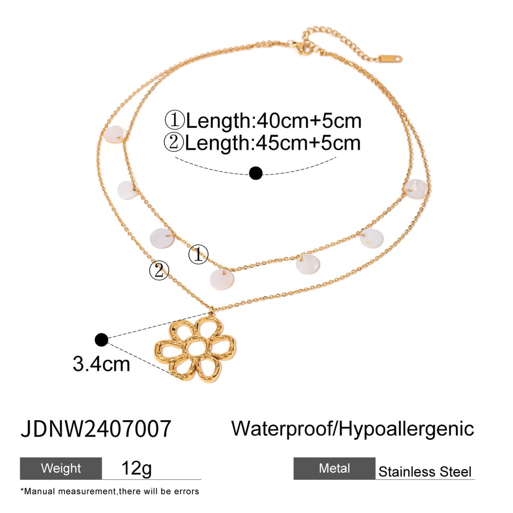 1 pair classic series retro flower stainless steel  gold plated women earrings set Picture2