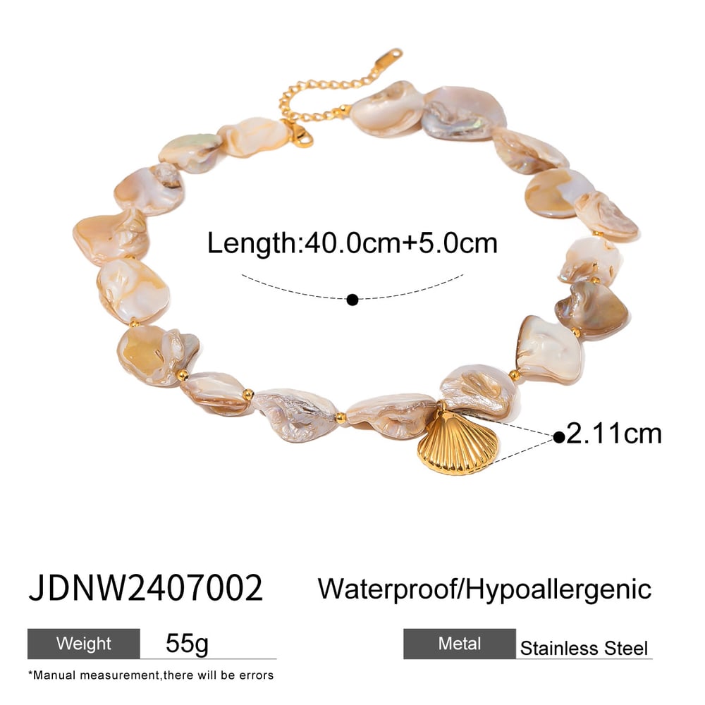1 piece simple series vacation turtle stainless steel  gold plated pearl women beaded bracelets h5Picture2
