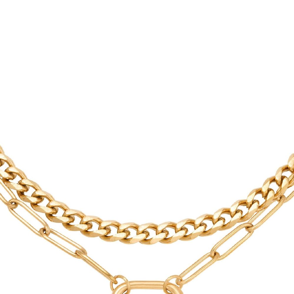 Necklace Cha Two In One