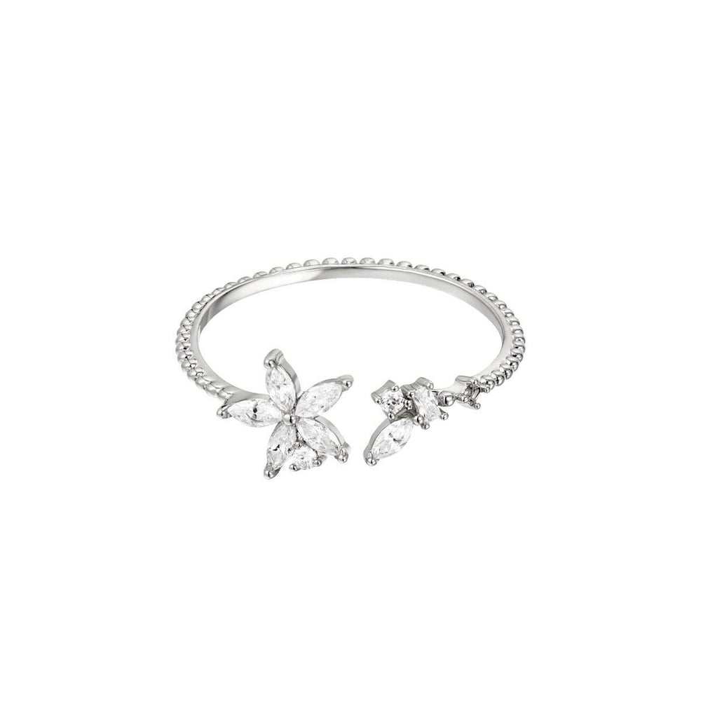 Elegant Flower Ring Gold Picture2