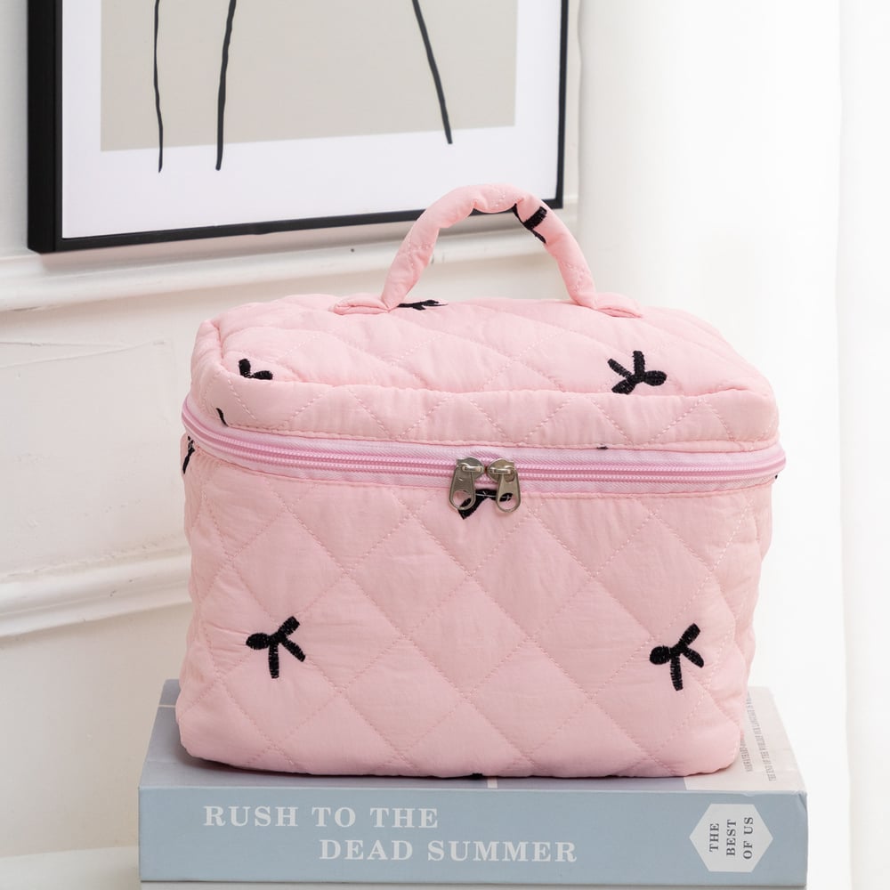 1 Paar Simple Series Sweet Bow Knot Baumwolltaschen für Damen h5Bild2