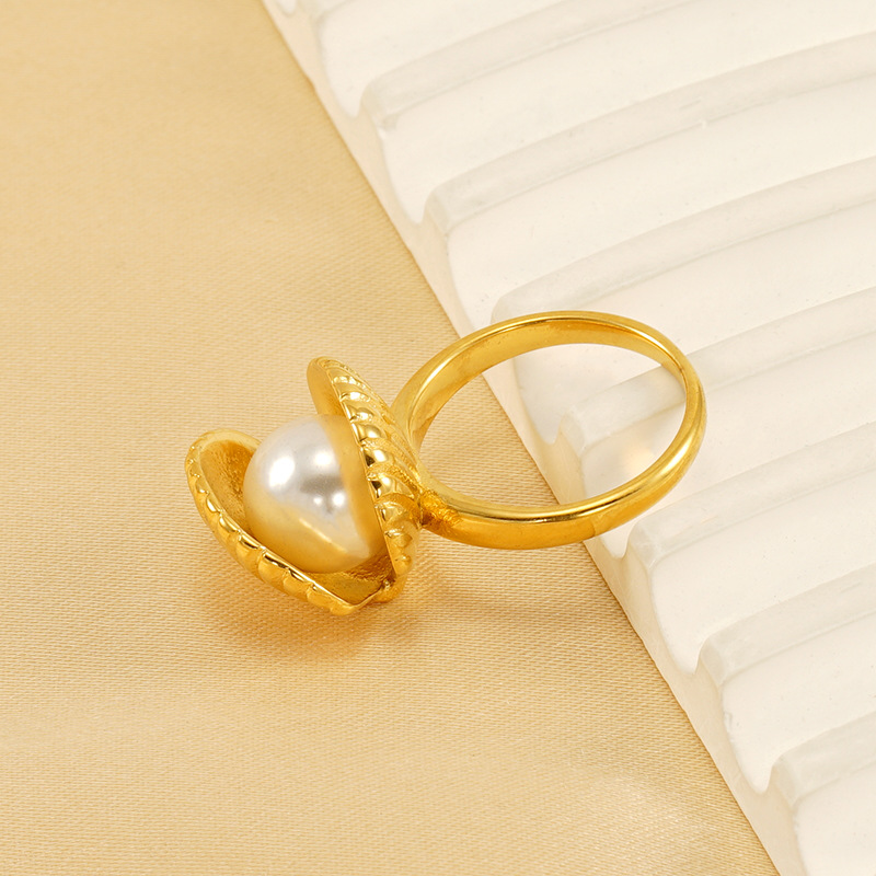 1 Pair Simple Temperament Pearl  Women's Pendant Earrings h5Picture2