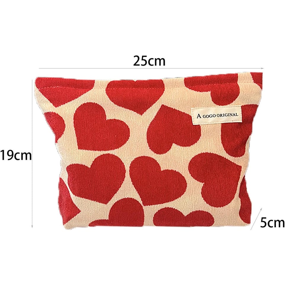 1 Piece Romantic Series Sweet Heart Corduroy Women's Bags
