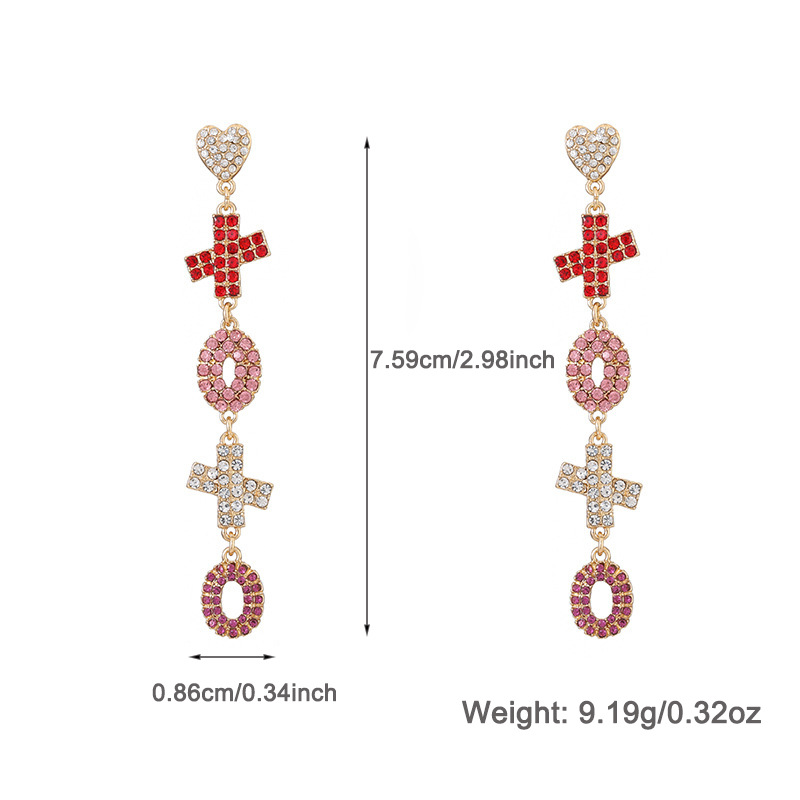 1 Piece Exquisite Series Sparkling Heart Shape Gold Color Alloy Knitted Women's Layered Necklaces