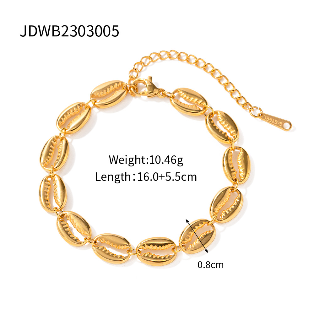 new marine element series jewelry for women, high-end luxury niche titanium steel earrings and necklace accessories