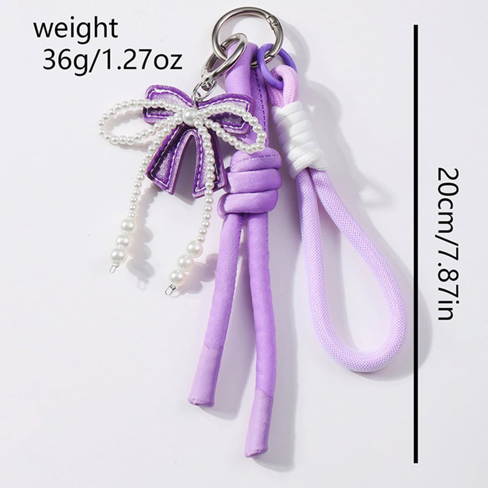 1 Stück Simple Series Sweet Bow Knot Alloy Damen Taschenanhänger h5Bild2