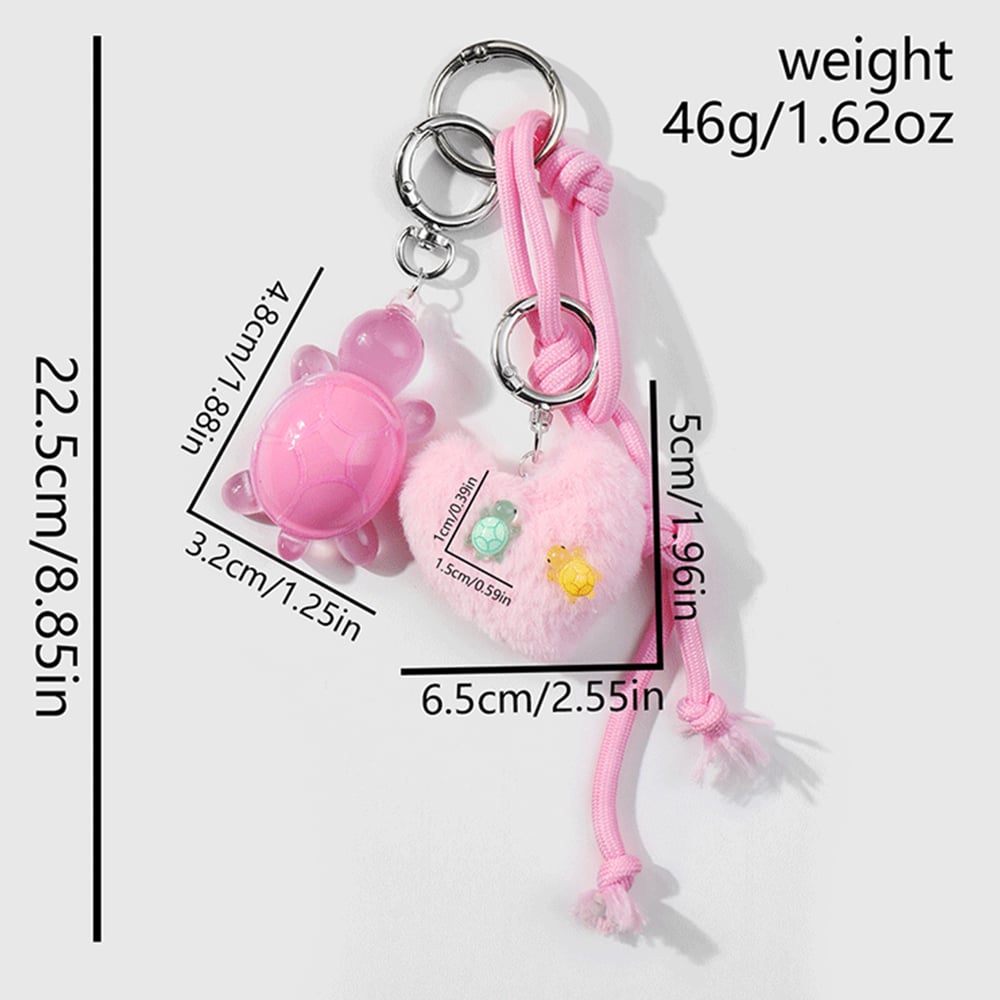 1 Piece Romantic Series Sweet Heart Resin Women's Bag Charms Picture2
