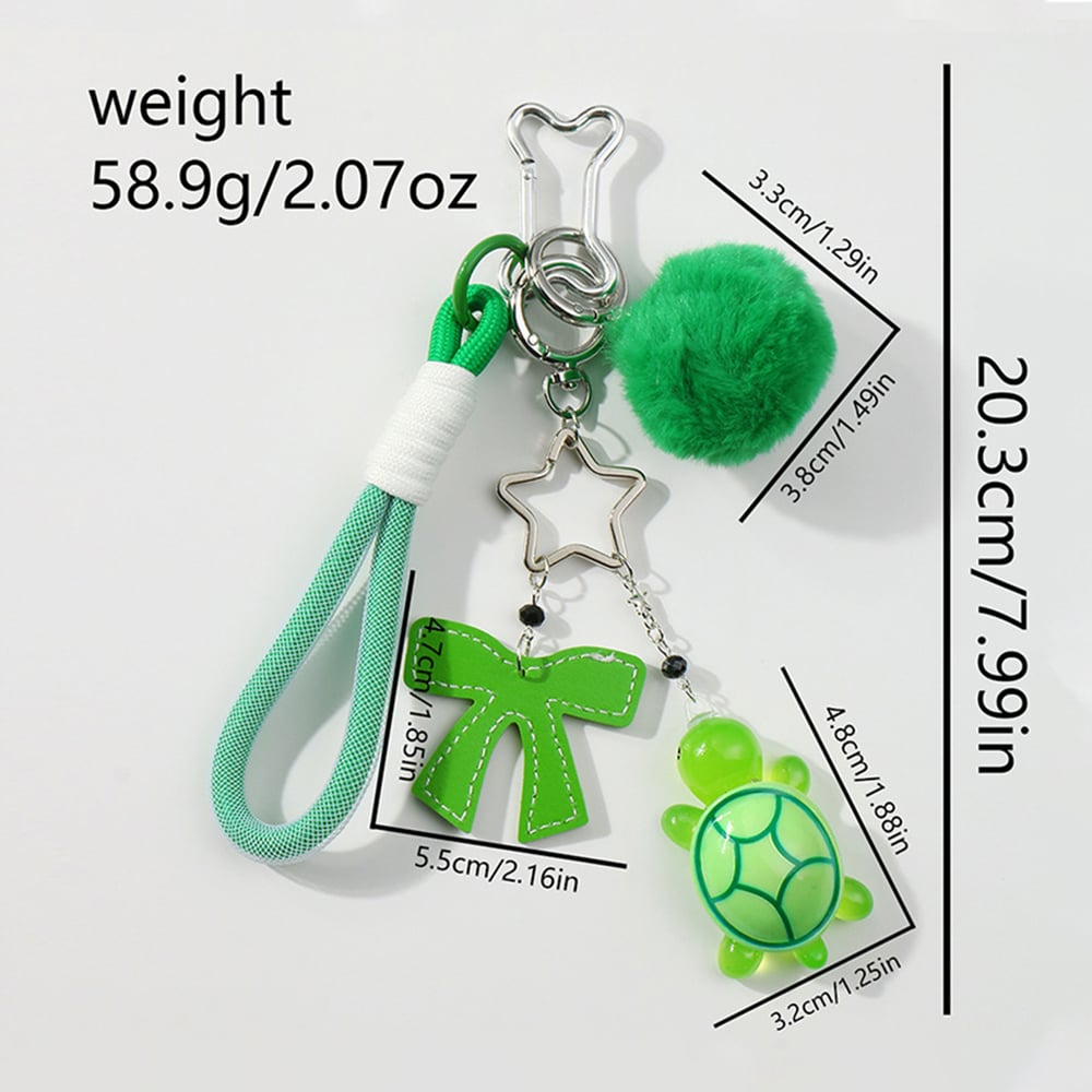 1 pieza de dijes para bolso de mujer con diamantes de imitación de aleación y lazo de serie simple h5Imagen2