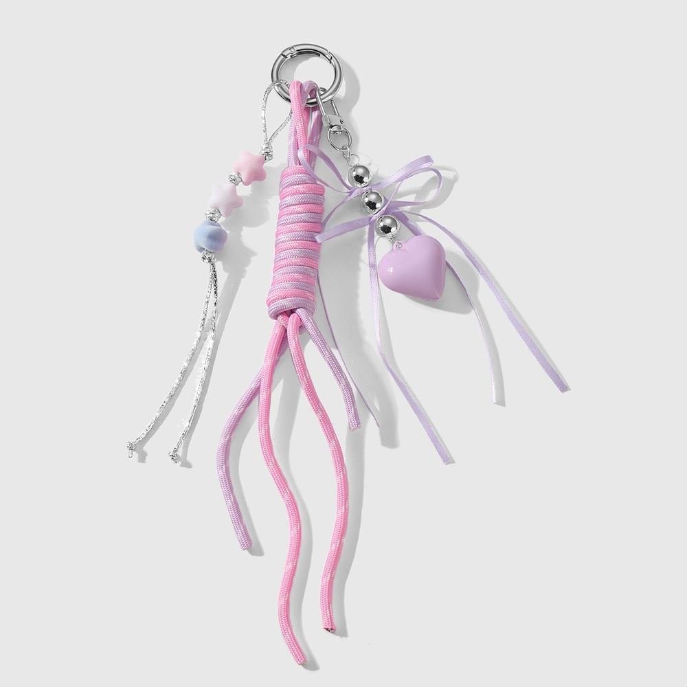 1 Piece Romantic Series Sweet Heart Alloy Women's Bag Charms