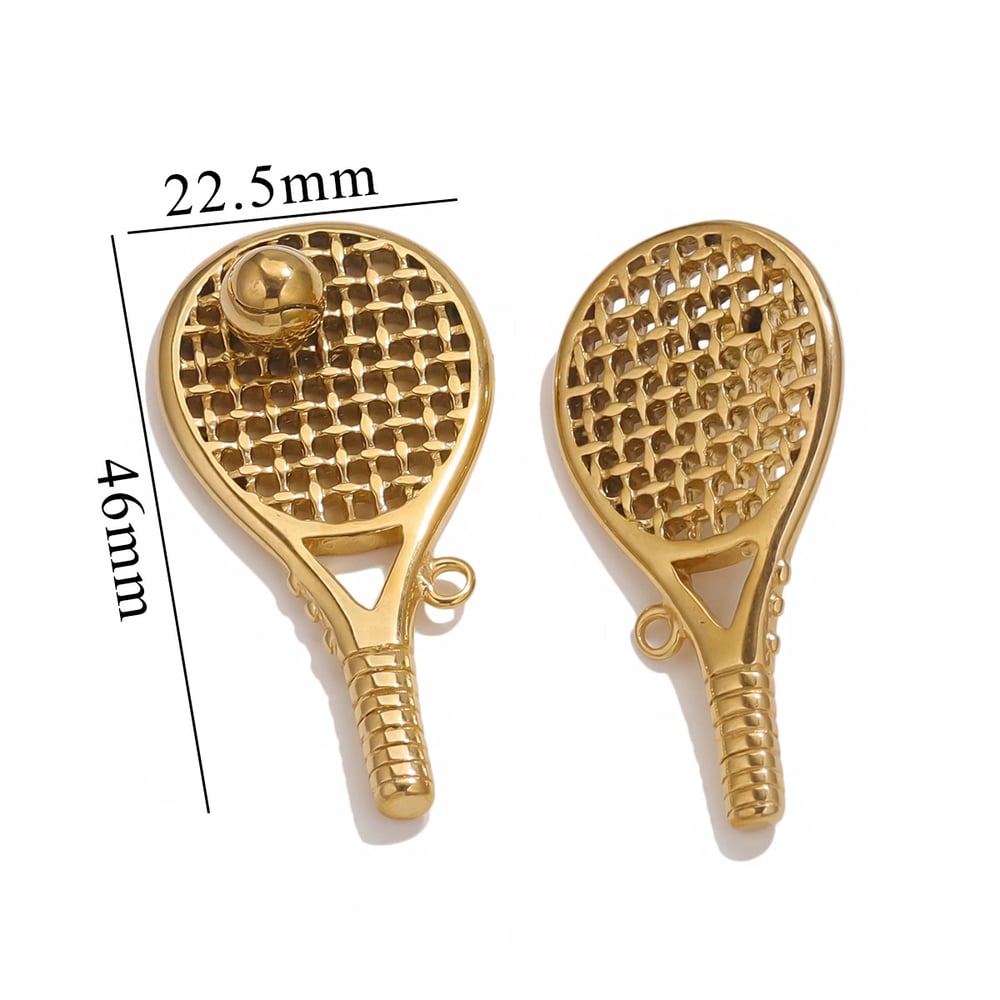1 Piece Simple Series Simple Geometric Stainless Steel   Gold Color  Unisex Pendants h5Picture2