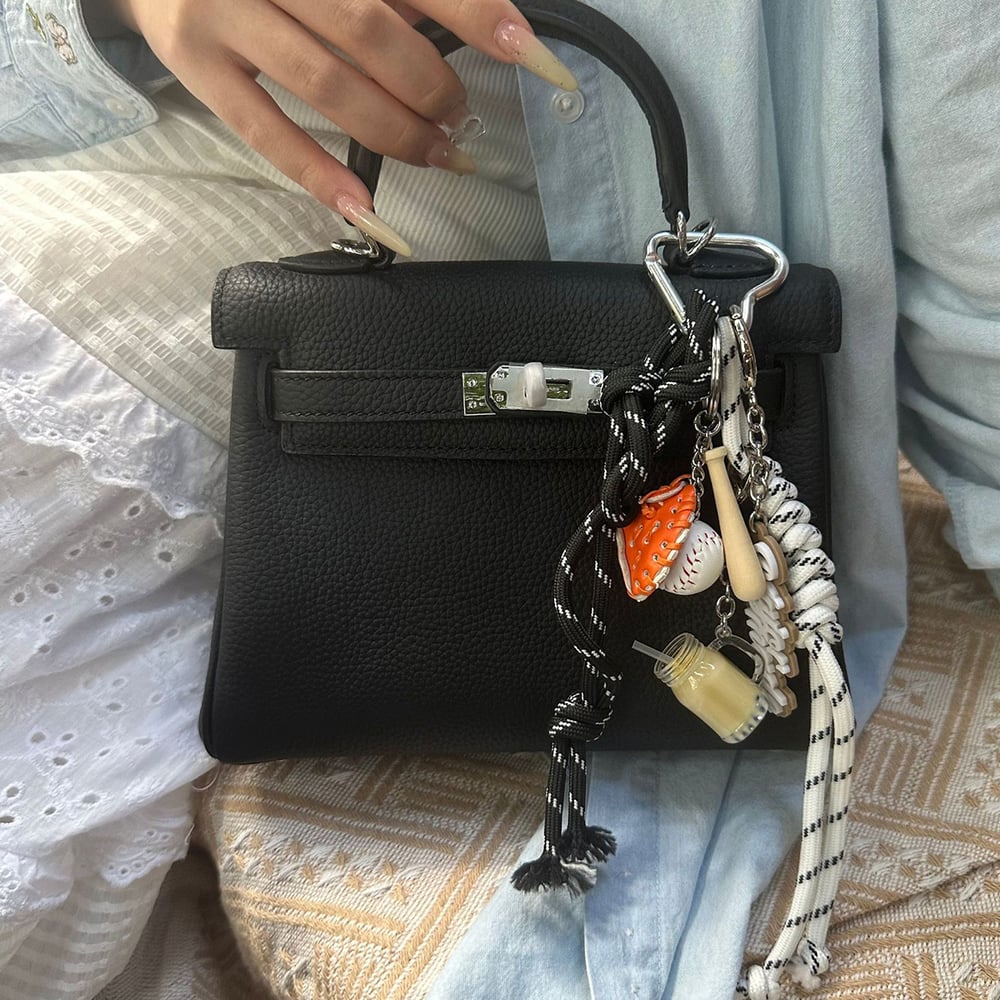 1 Piece Simple Series Casual Letter PU Women's Bag Charms