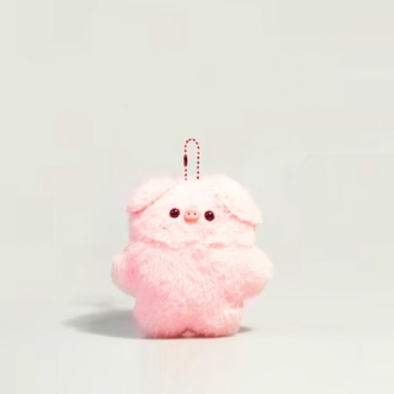 1 Piece Romantic Series Cute Pink Piggy With Glasses Rayon Women's Bag Charms