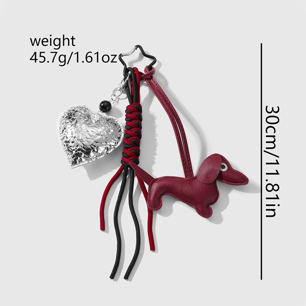 1 Piece Simple Series Retro Animal Leather Women's Bag Charms h5Picture2