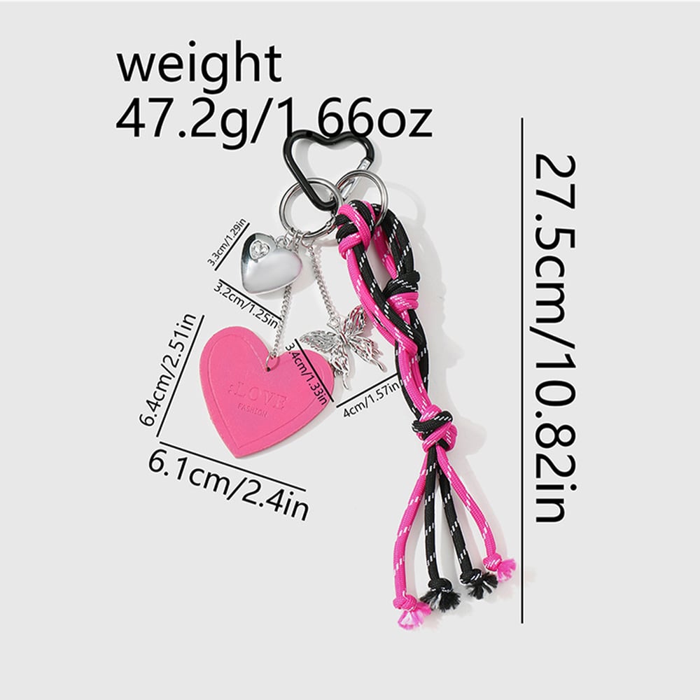 1 Piece Simple Series Retro Heart Alloy Women's Bag Charms Picture2