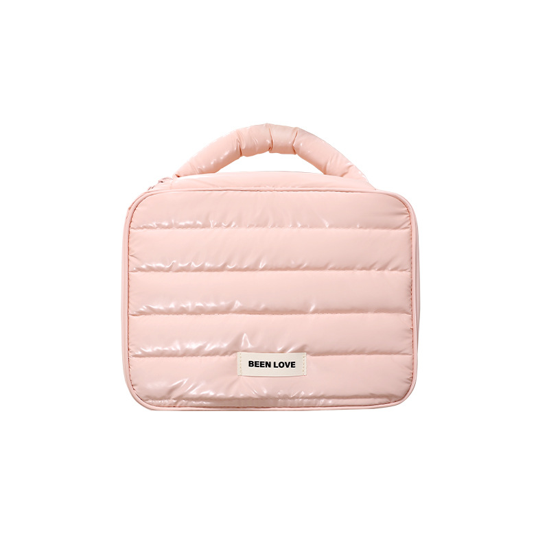 1 Piece Simple Series Daily Solid Color Nylon Large-capacity Storage Bag for Daily Items during Travel