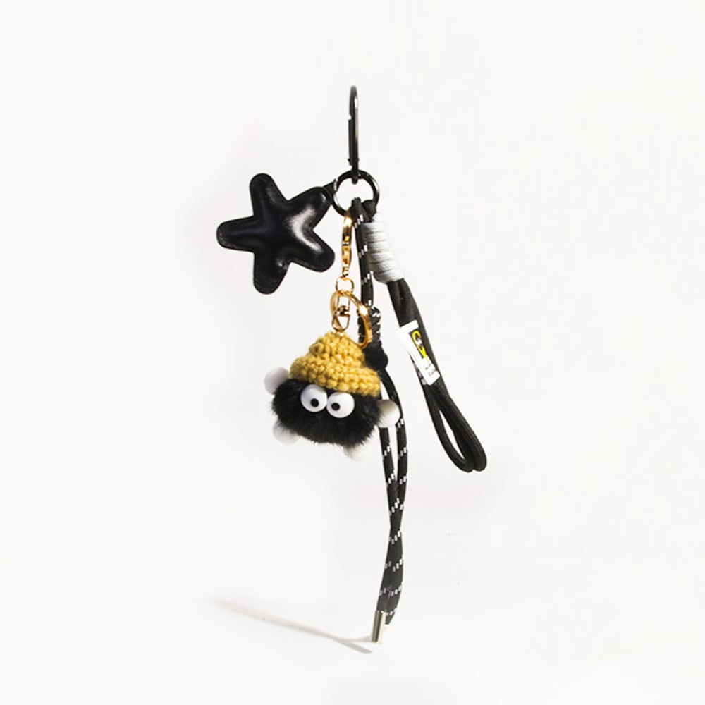 1 Piece Cute Leather Five-pointed Star Women's Bag Charms 