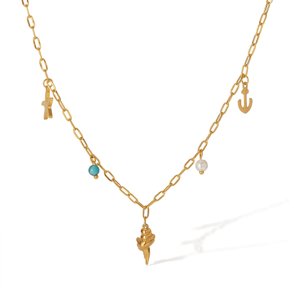 1 Piece Simple Series Simple Turtle Stainless Steel Women's Pendant Necklaces