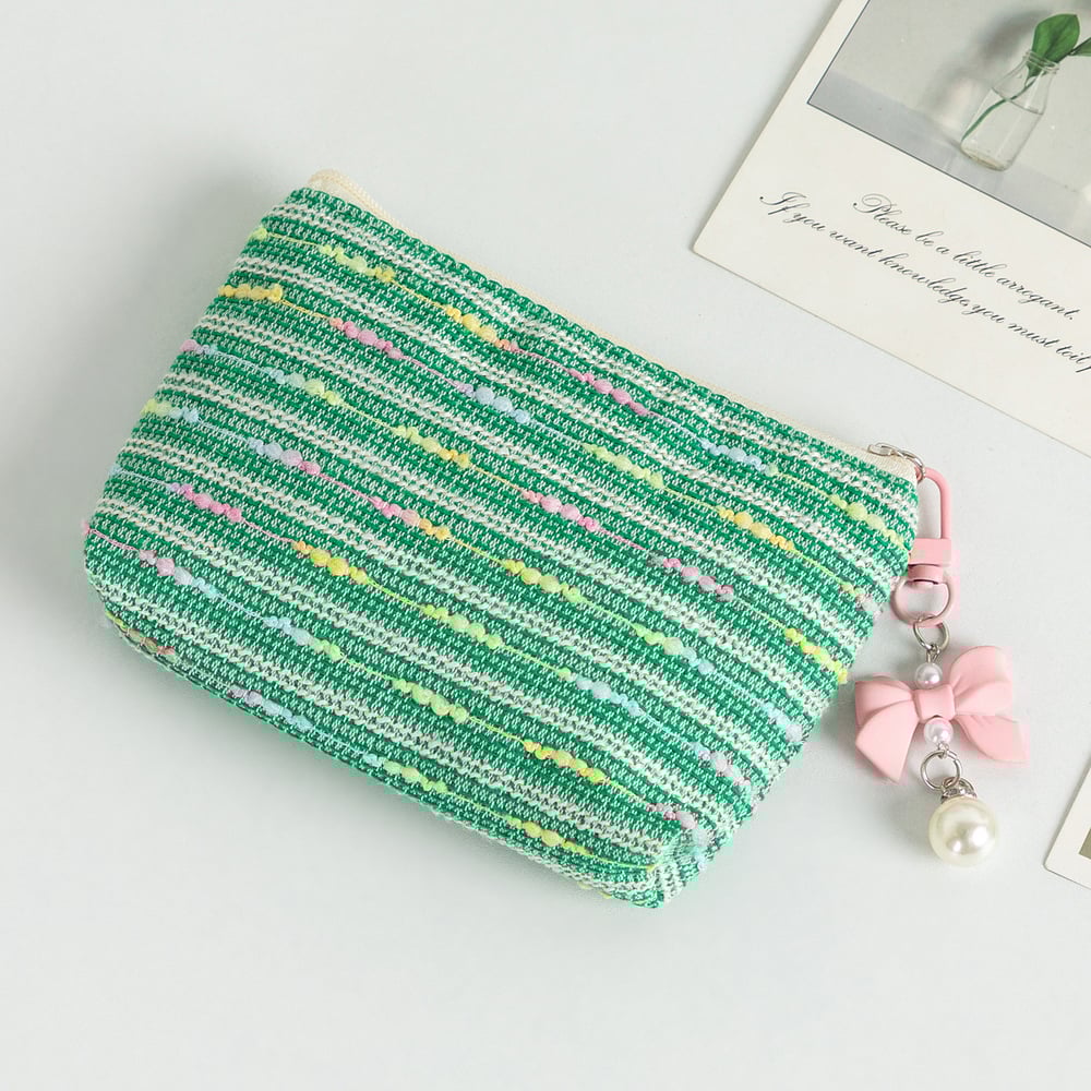 1 Stuk Eenvoudige Serie Eenvoudige Strip Polyester Damestassen
