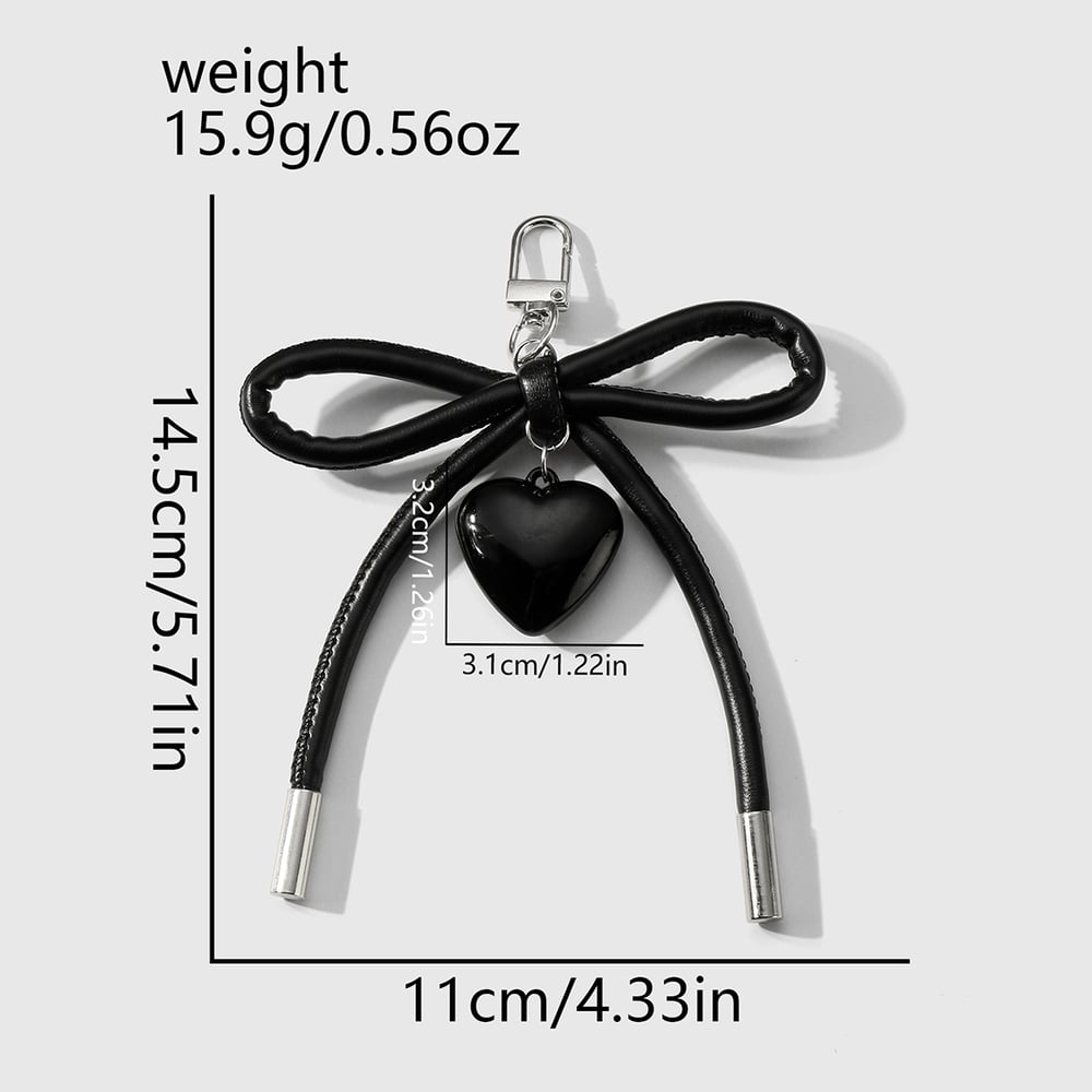 1 Piece Simple Leather Bow Knot Women's Bag Charms h5Picture2