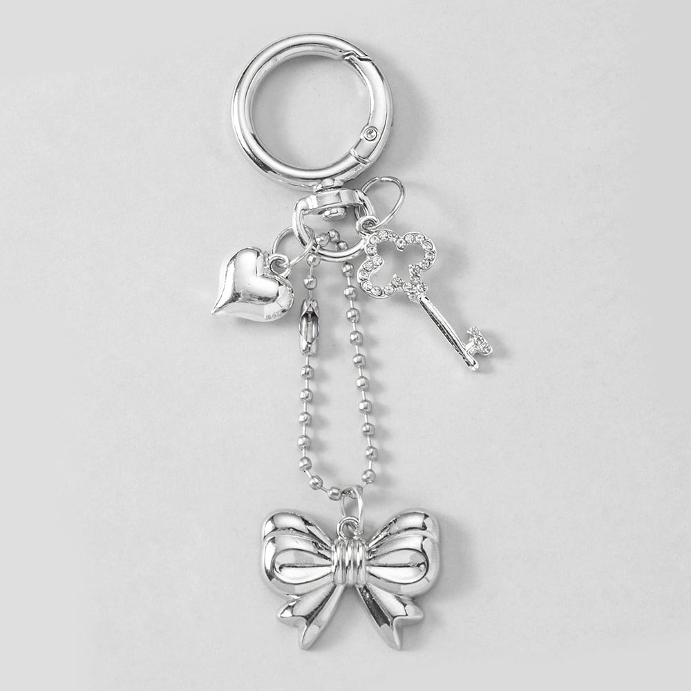 1 Piece Simple Bow & Love Bag Charms