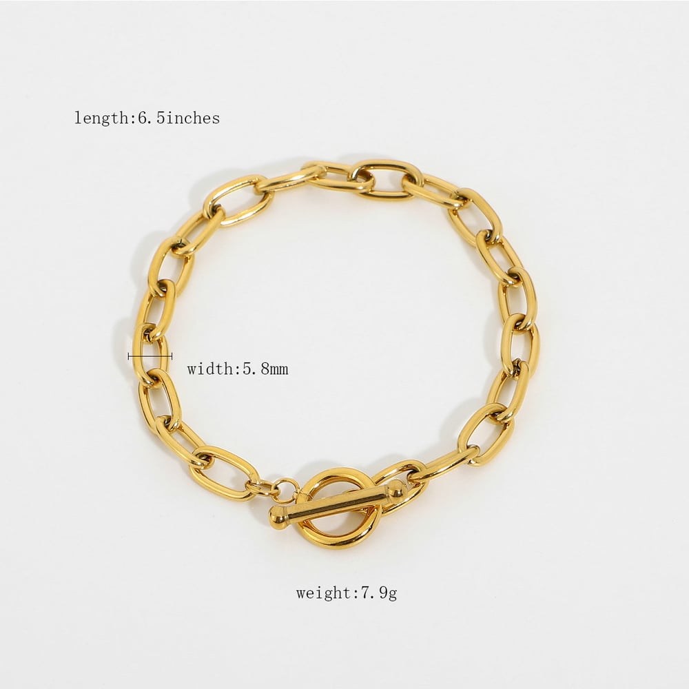 1 Piece Luxury Style Snake Shape Stainless Steel Gold Color Women's Bangles