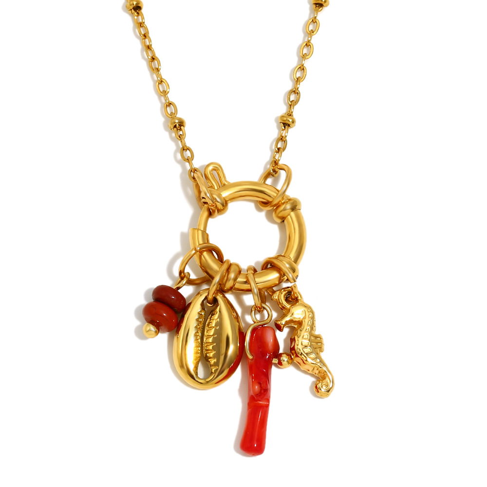 Retro Oceanic Women's Pendant Necklaces