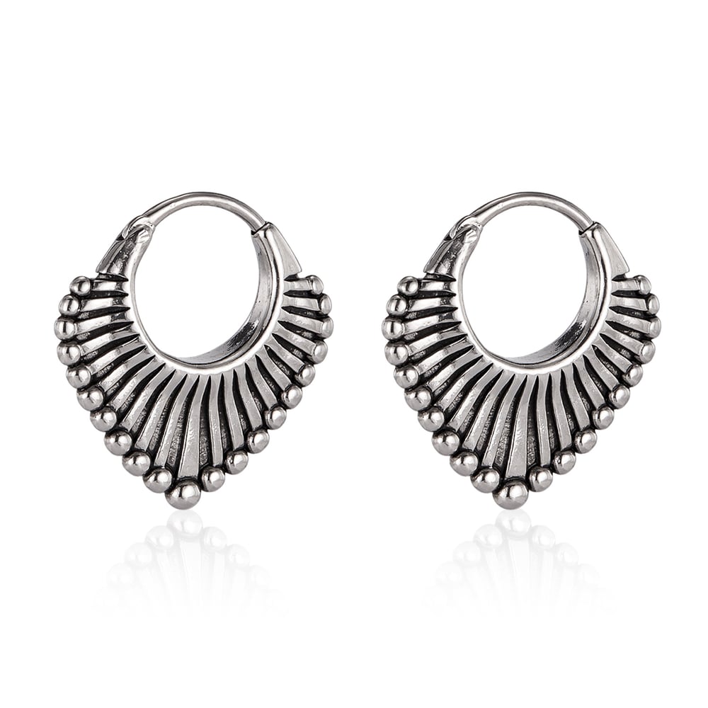 1 Piece Modern Series Fashionable Geometric Stainless Steel Men's Earrings