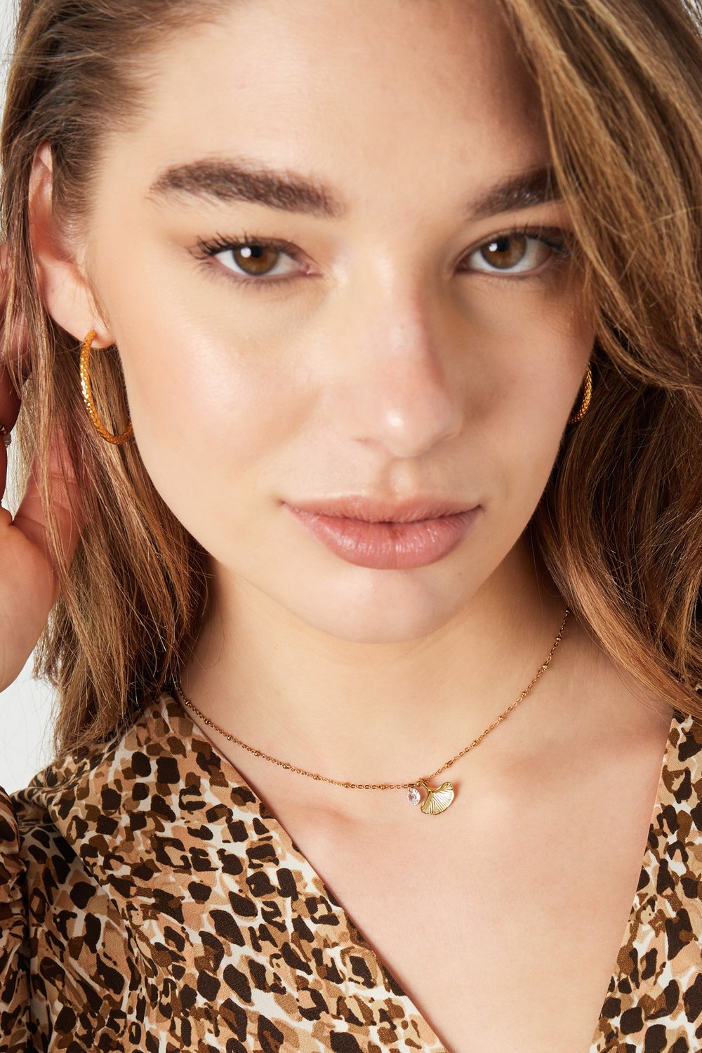 Chain leaf - silver color Stainless Steel Picture4