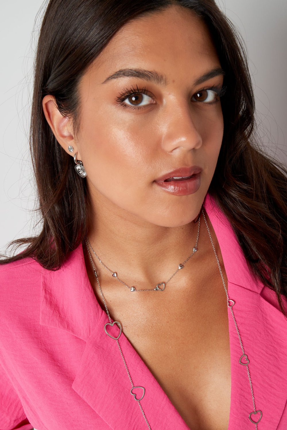 Halskette „All you need is love“ – Goldfarbe - Goldfarbefarbe Bild4