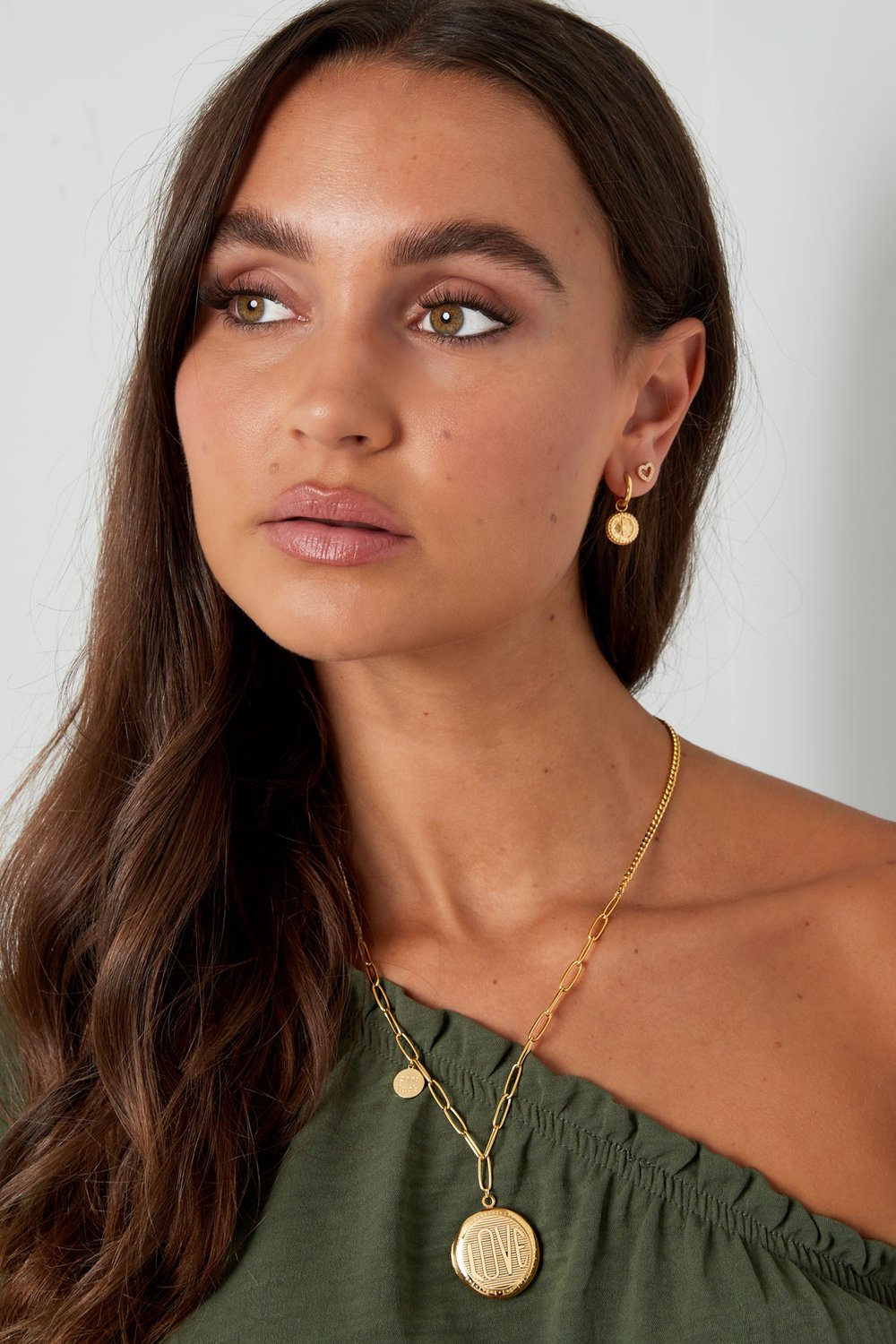 link chain round coin & good luck Picture4