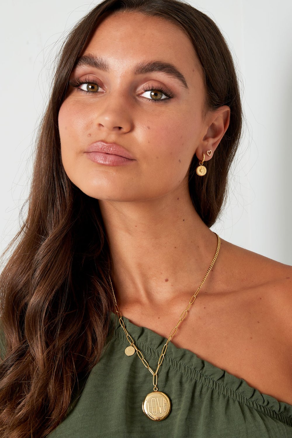 link chain round coin & good luck Picture2