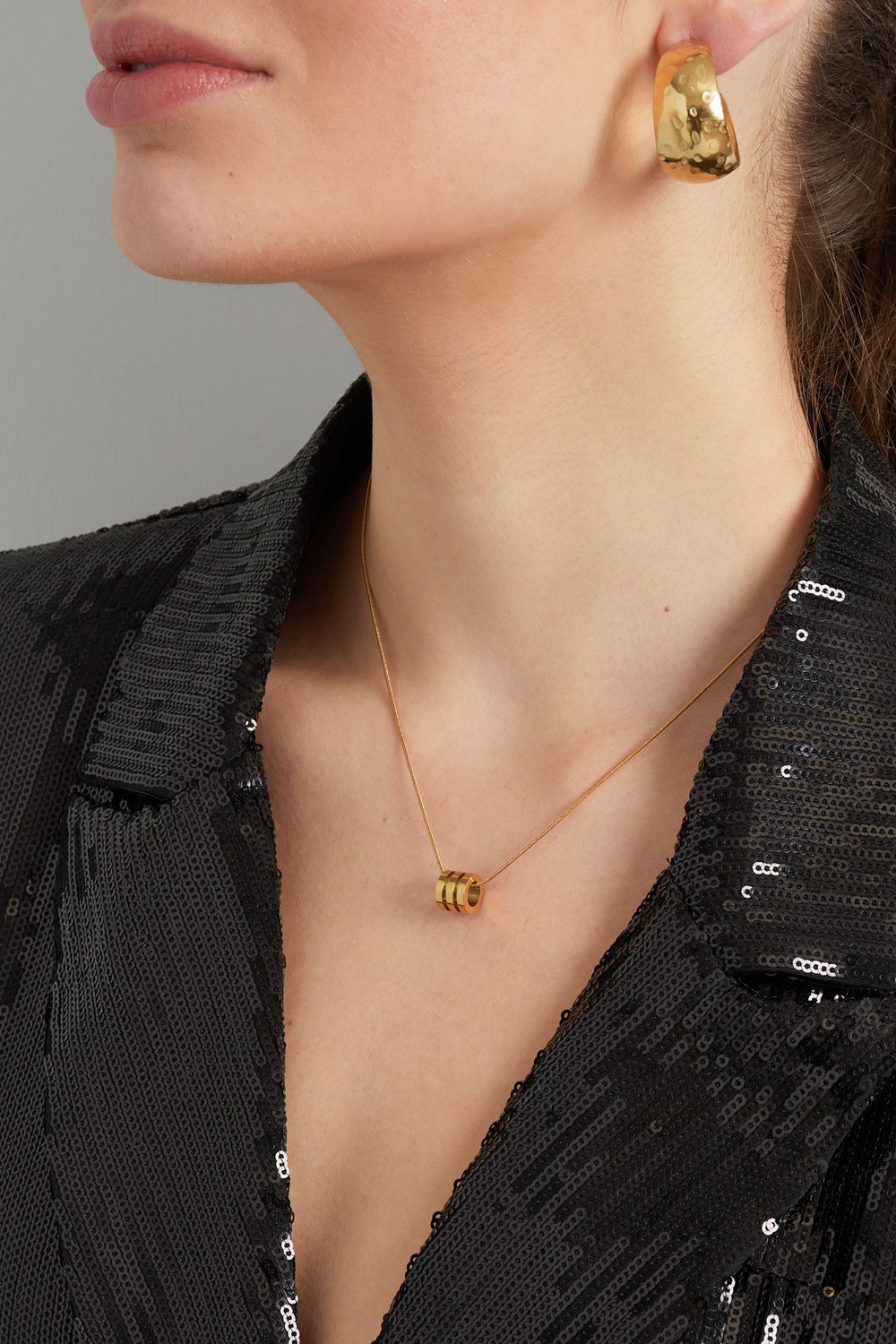 necklace three-layer charm Picture3