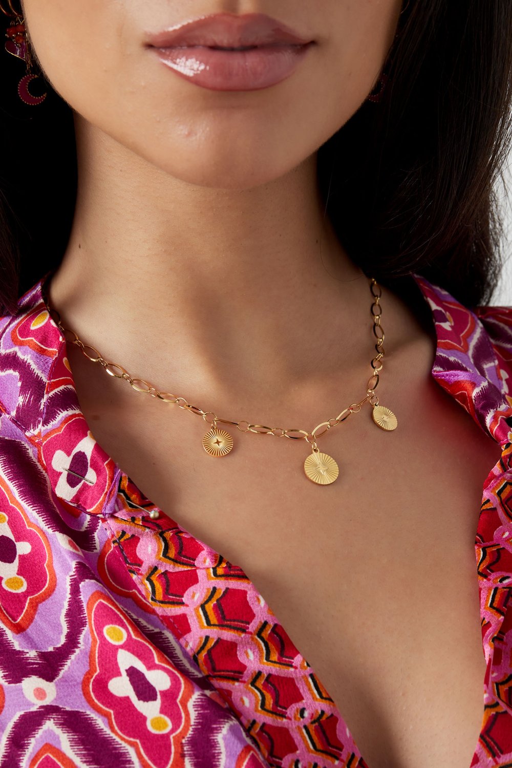 collana tre monete Immagine3