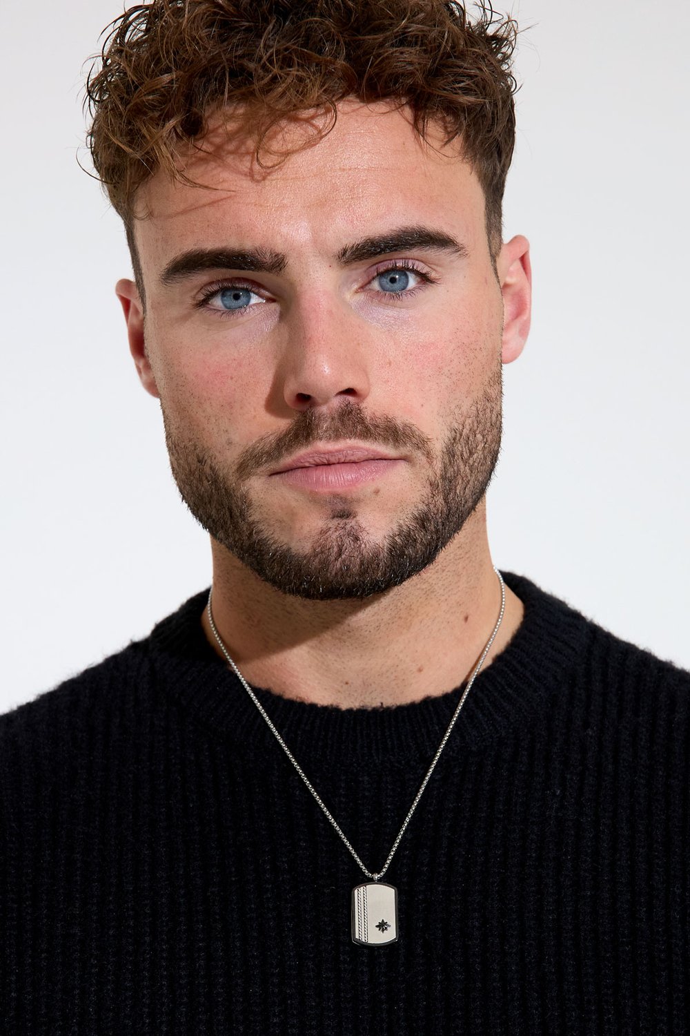 Herren-Halskette mit silbernem Anhänger – Silber Bild2