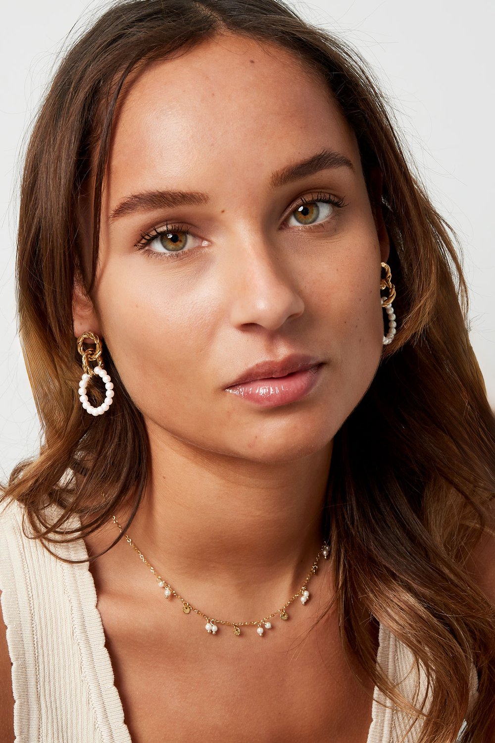 necklace pearls and charms Picture4