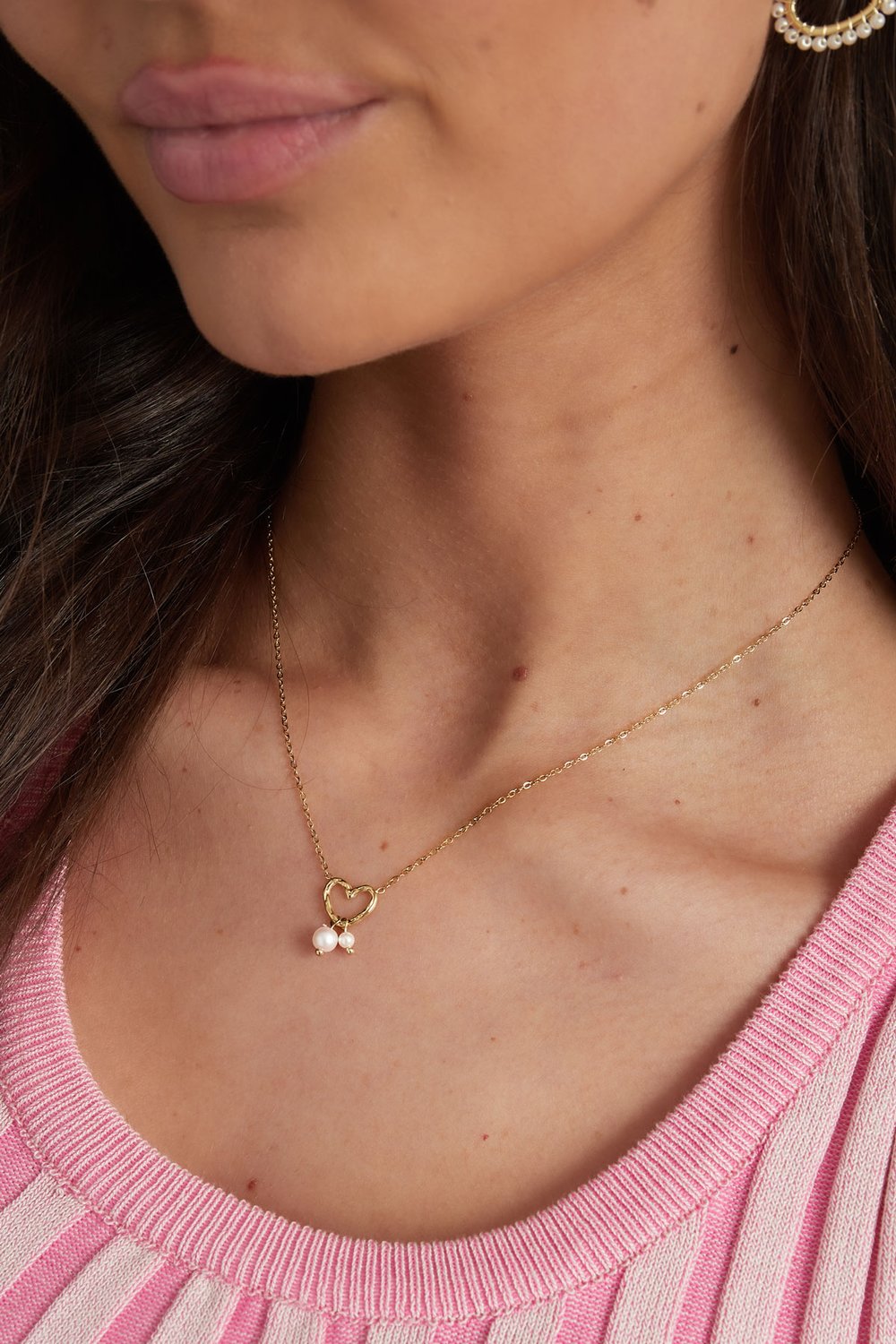 necklace pearl love Picture3