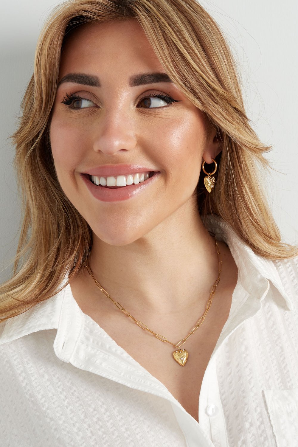 necklace heart of gold Picture2