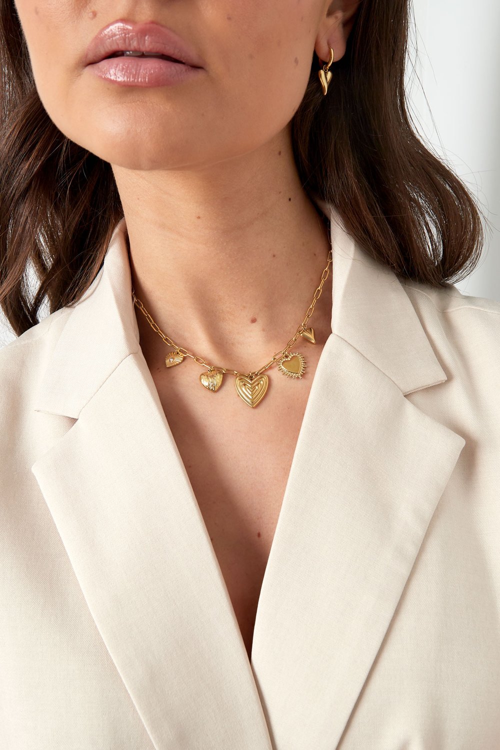 charm necklace hearts for the win Picture3