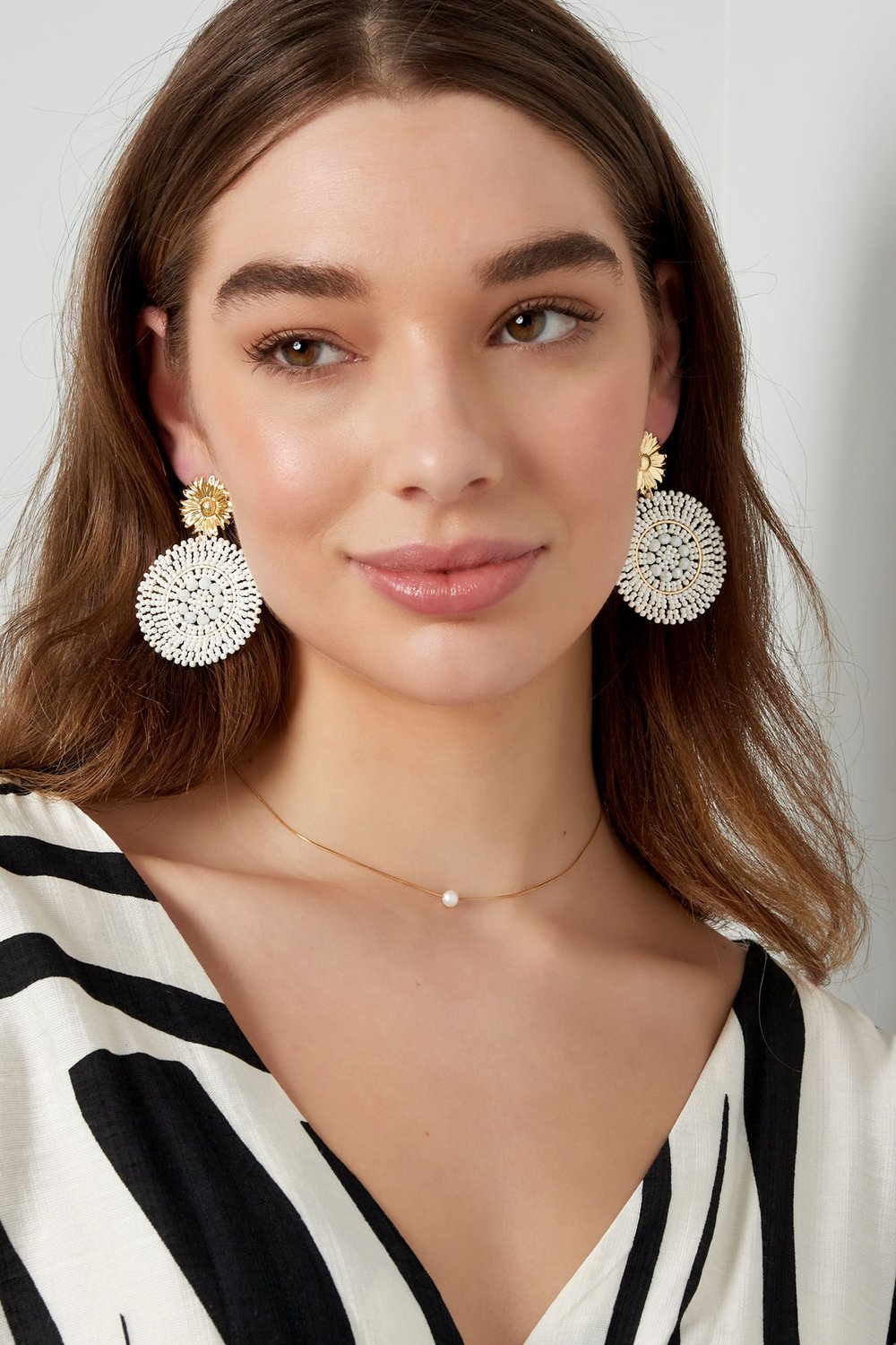 Schlichte Halskette mit Perle  Bild2