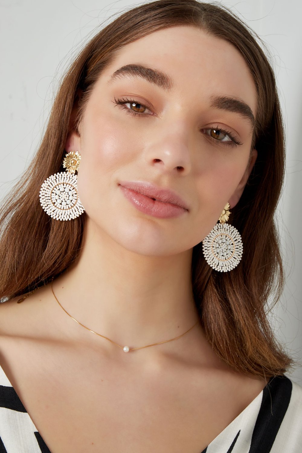 Schlichte Halskette mit Perle  Bild5