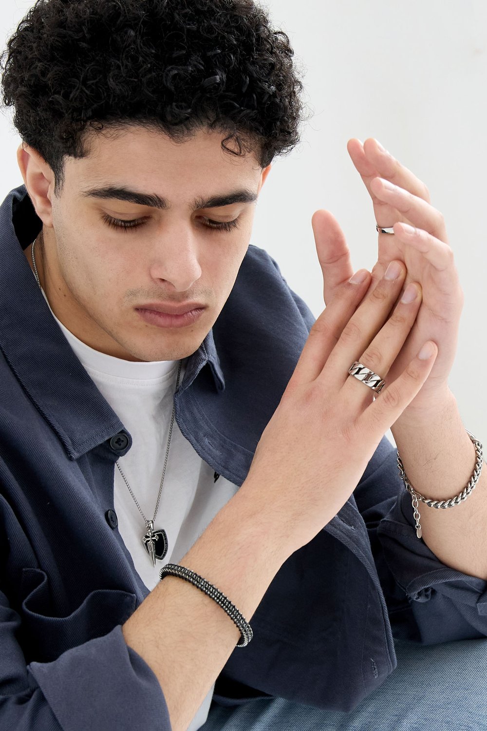 collana da uomo cavaliere Immagine5