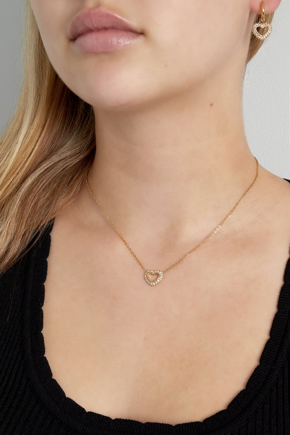 diamond heart necklace Picture2