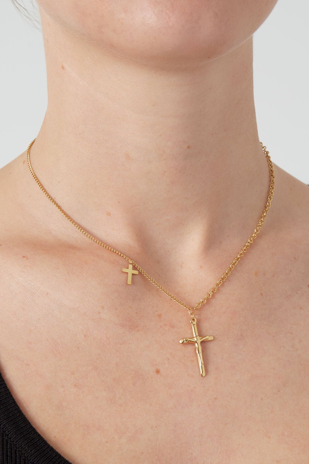 Double Cross Necklace Picture2