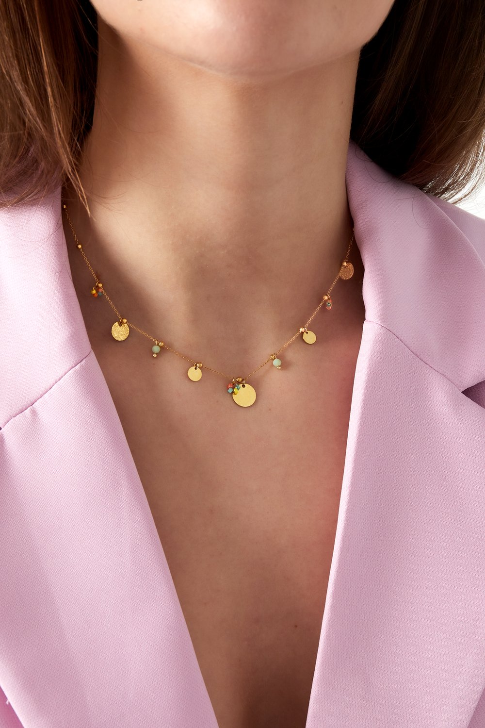 color pop coins necklace Picture3