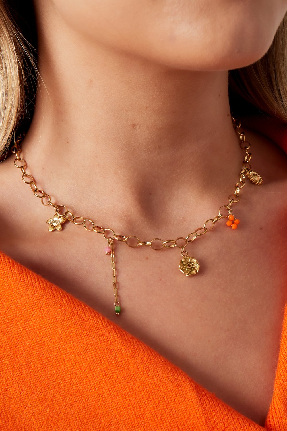 spring charms necklace Picture3