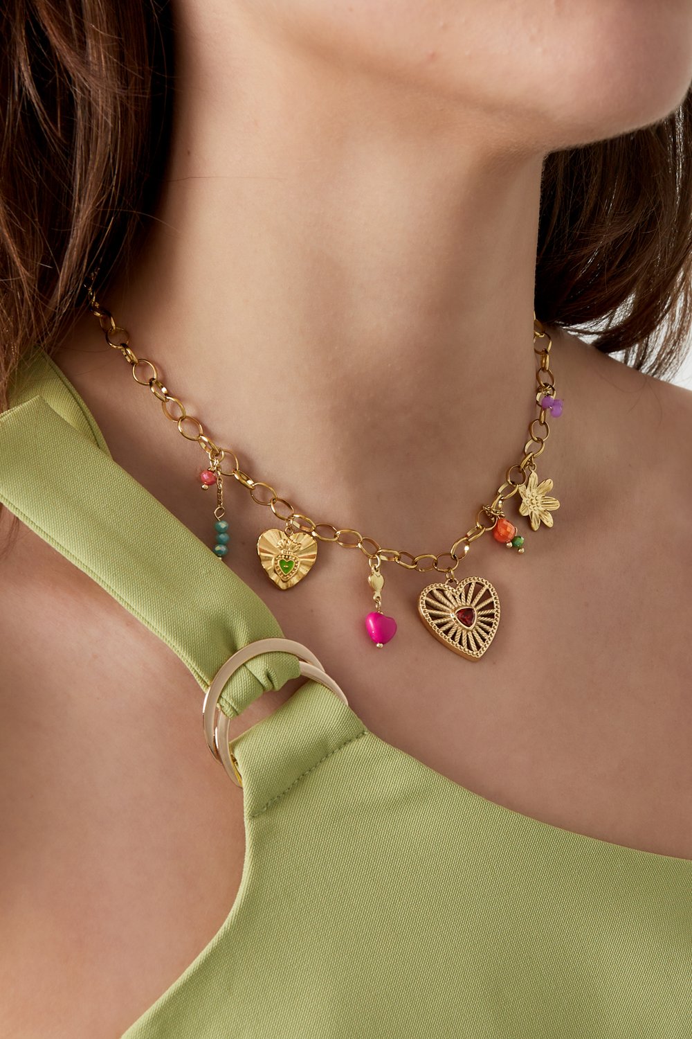 charm necklace heart jam Picture2